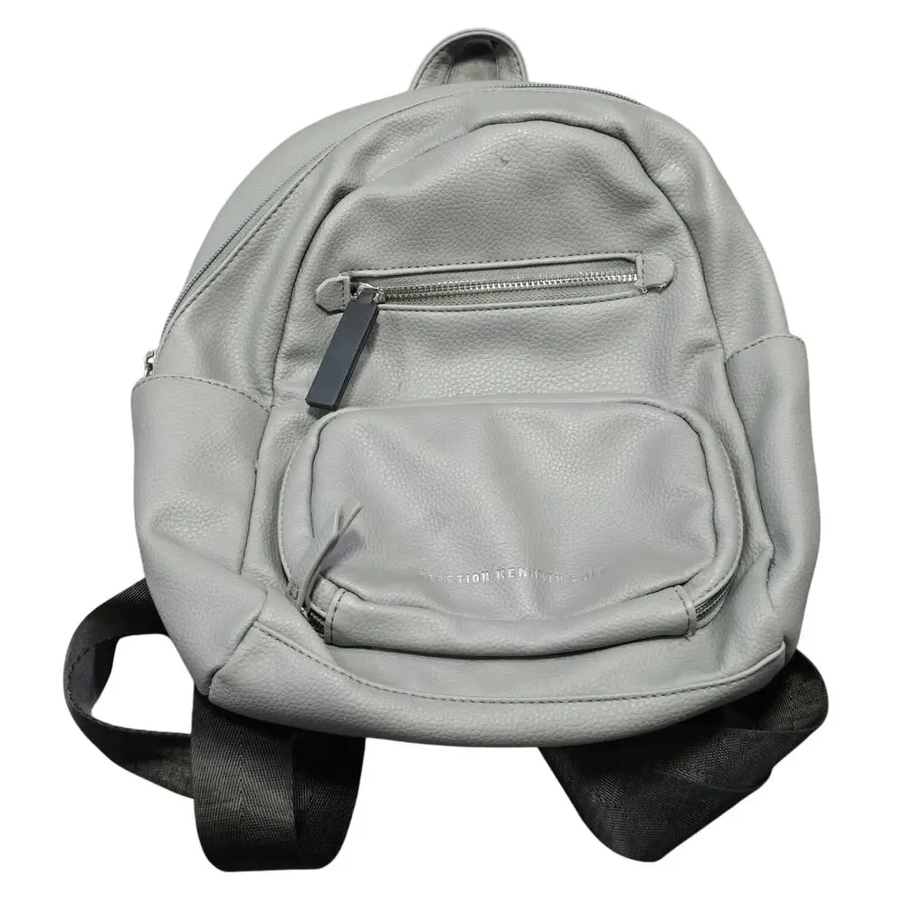 Kenneth Cole Reaction Gray Medium Size Backpack Travel Bag